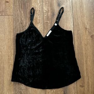 A..L.C velvet silk blend tank camisole